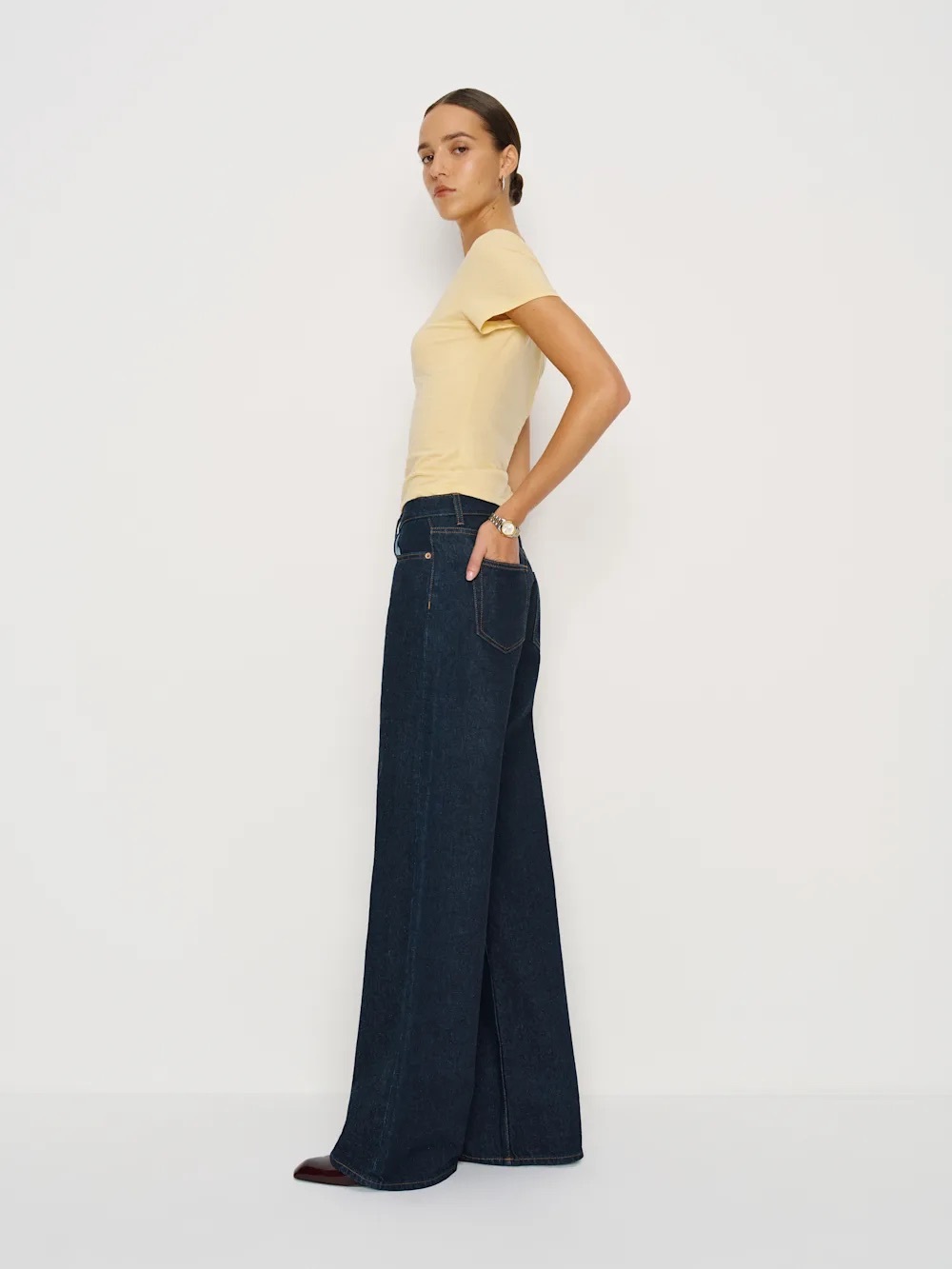 Reformation Cary Low Rise Slouchy Wide Leg Jeans